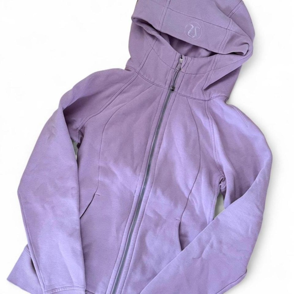 Lavender Lululemon zip‎ up sweatshirt